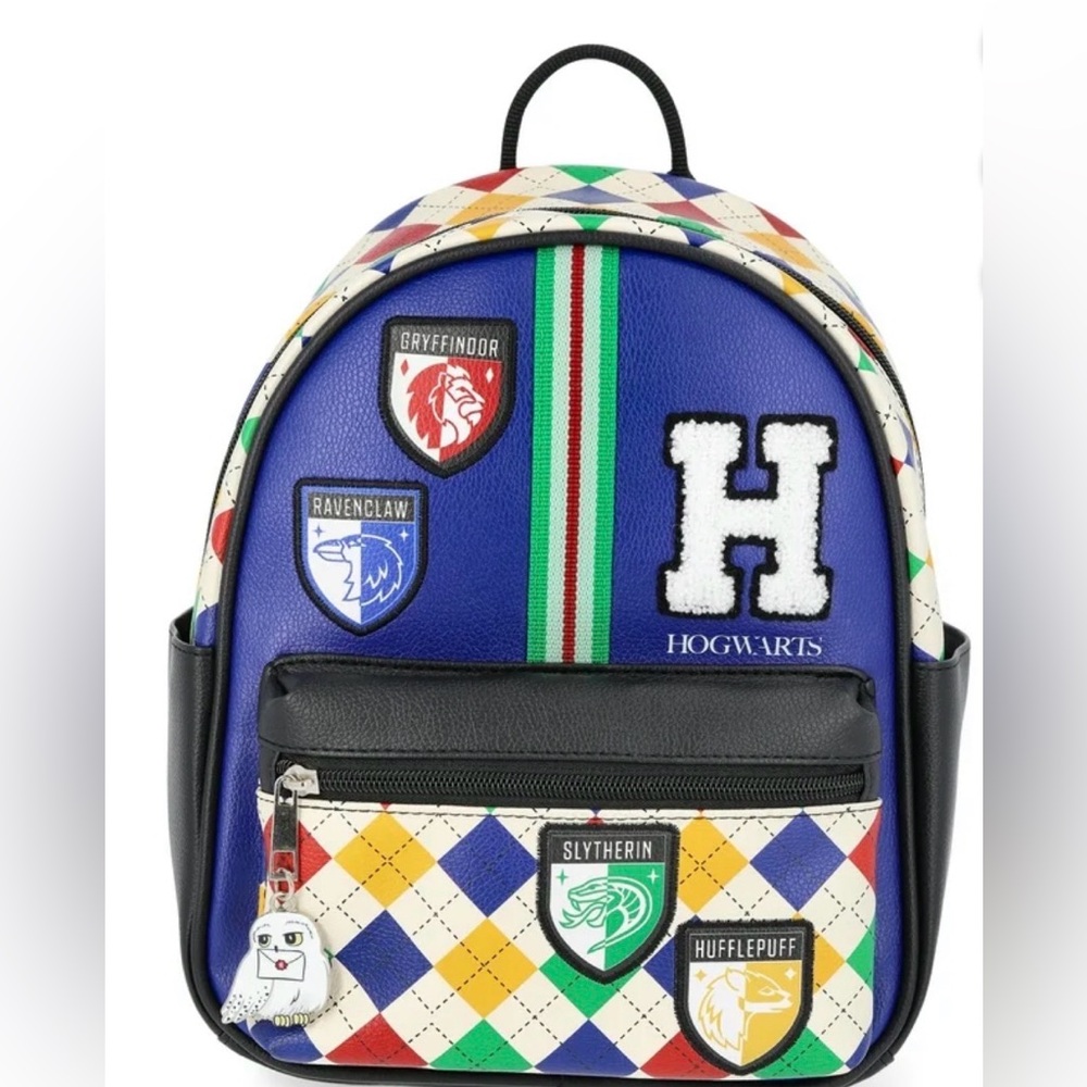 Harry Potter Crest Women's 10.5 Mini Backpack Blue